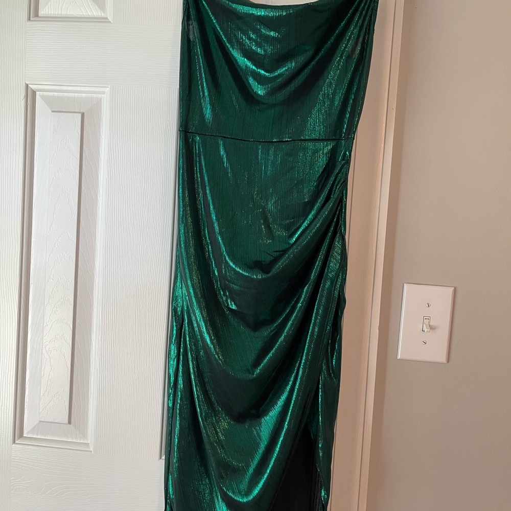 Emerald Green Evening Gown